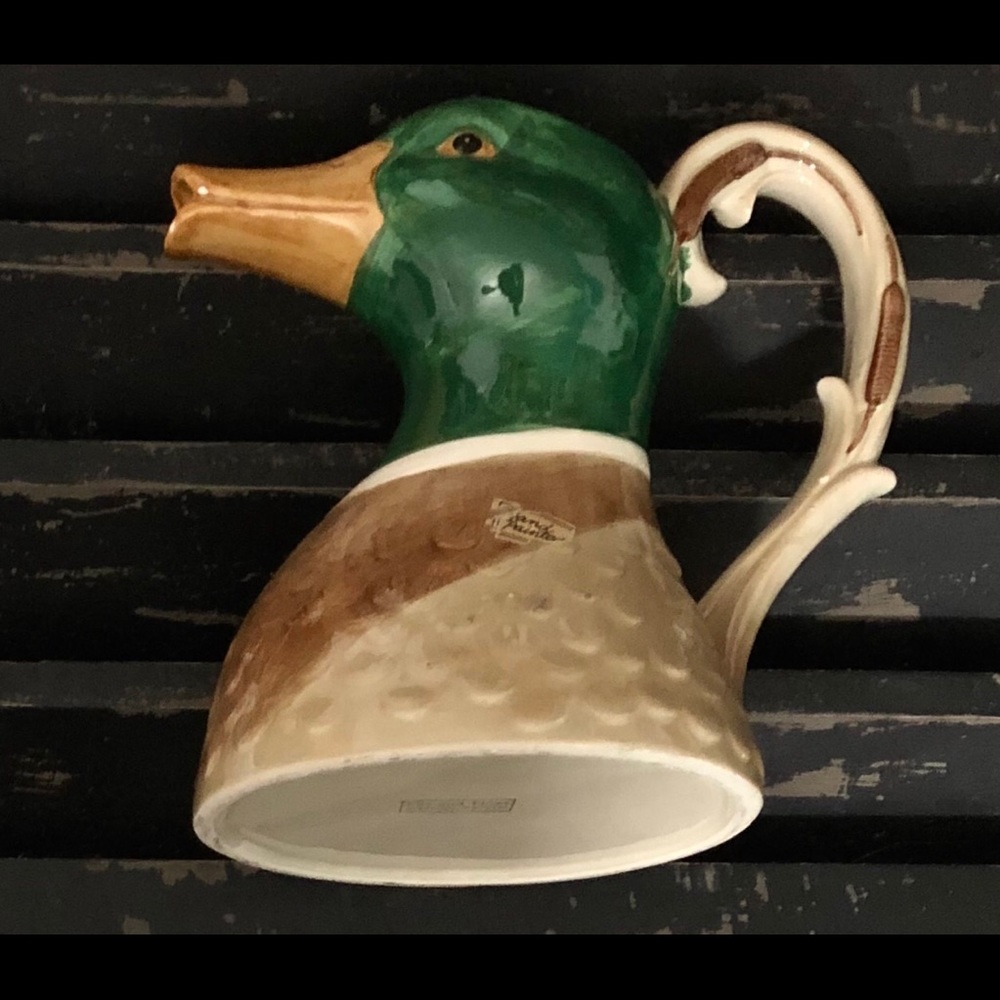 FITZ AND FLOYD Vintage Duck Creamer Pitcher